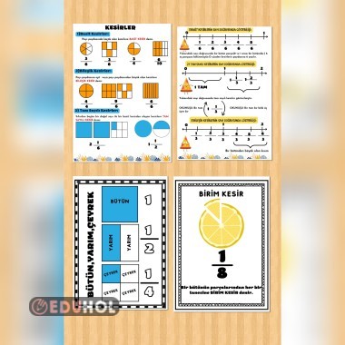 Kesirler konu anlatımı..Defter için özet