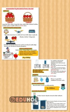 Maddenin ölçülebilen özellikleri konu özeti