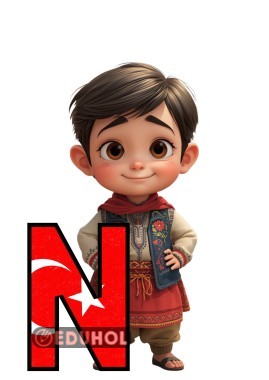 N HARFİ POSTER
