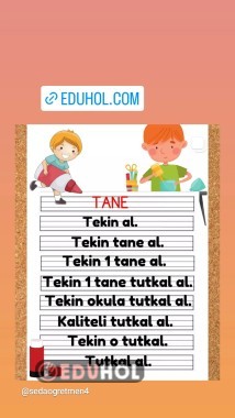 T Sesi Metinleri · Eduhol - Etkinlik İndir Oyun Oyna Test Çöz Video İzle