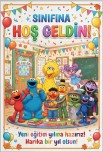 Hoş geldin poster susam sokağı