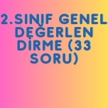 2. sınıf genel değerlendirme