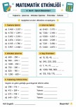 Matematik Çalışma Kağıdı (Basit)