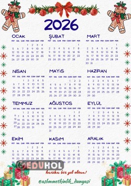 2026 Yılı Takvim