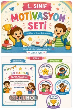 🏅 1. Sınıf Motivasyon Seti