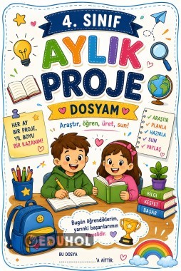 📚 4. Sınıf Aylık Proje Ödevleri | Her Ay Bir Proje
