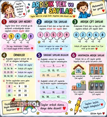 ARDIŞIK TEK VE ÇİFT SAYILAR