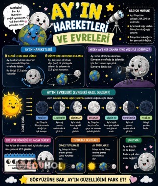 Ay in Hareketleri ve Evreleri