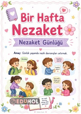 🌸 Bir Hafta Nezaket – Nezaket Günlüğü