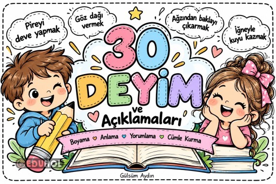BOYAMALI DEYİMLER – 30 DEYİM