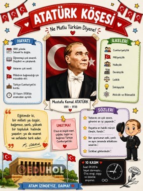 Atatürk Köşesi Poster (84x113cm)