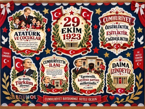 CUMHURİYET BAYRAMI PANO SETİ