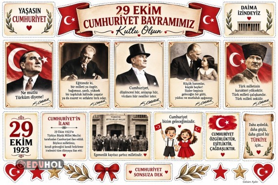 CUMHURİYET BAYRAMI PANO SETİ