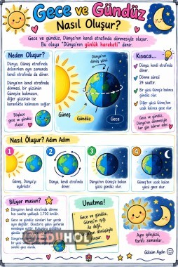 Gece ve Gündüz Nasıl Oluşur?