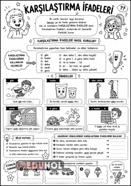 KARŞILAŞTIRMA İFADELERİ