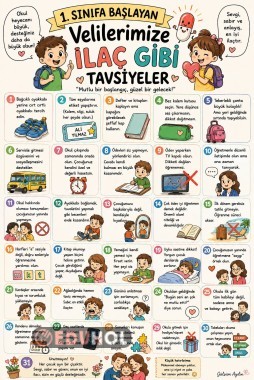 🎒 1. Sınıfa Başlayan Veliler İçin İlaç Gibi Tavsiyeler!