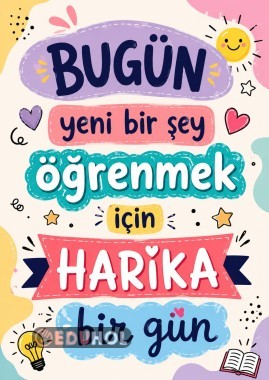 Motivasyon POSTERİ (59×84cm)
