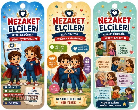 NEZAKET ELÇİLERİ KİTAP AYRACI