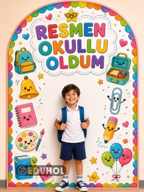 Okulda İlkGünPanosu (105×141 cm)
