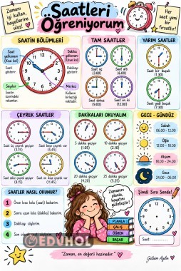 SAATLERİ ÖĞRENİYORUM