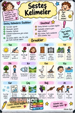 SESTEŞ KELİMELER