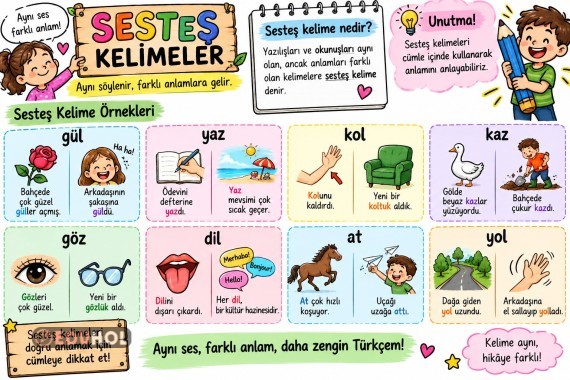 Sesteş Kelimeler