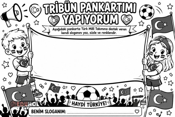 TRİBÜN PANKARTI TASARLIYORUZ