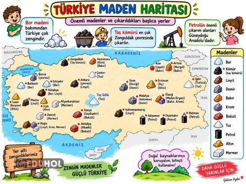 Türkiye  de Madenler