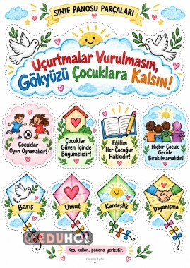 “Uçurtmalar Vurulmasın, Gökyüzü Çocuklara Kalsın”