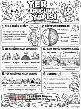 YER KABUĞUNUN YAPISI (DEFTER NOTU)