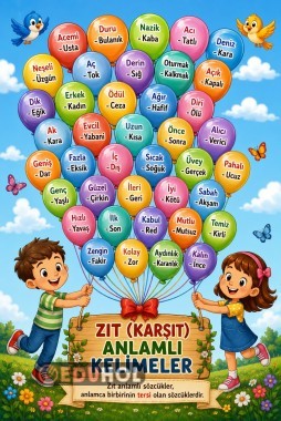 Zıt Anlamlı Sözcükler