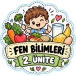 FEN BİLİMLERİ 2. ÜNİTE – BESİNLERİMİZ 🍎🥦