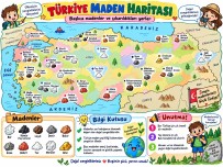 TÜRKİYE MADEN HARİTASI (POSTER)