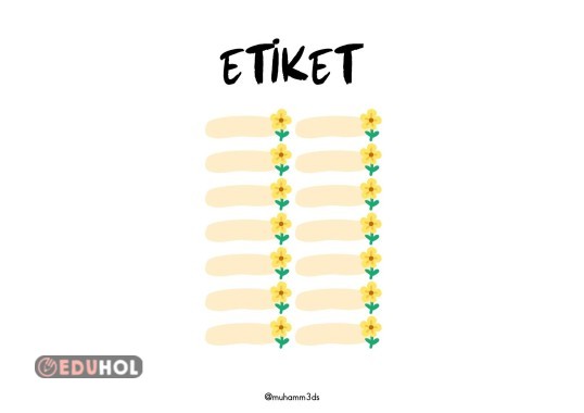 ETİKET
