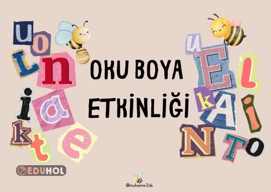 OKU BOYA ETKİNLİĞİ U SESİ