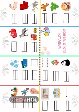 görsel dikte mini kitabı