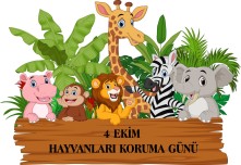 hayvanları koruma günü pano