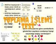 Toplama İşlemi