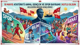 19 MAYIS ATATÜRK'Ü ANMA,GENÇLİK VE SPOR BAYRAMI  PANO 24 A4