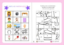 ANETİL KES YAPIŞTIR BOYA PUZZLE