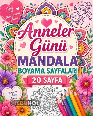 Anneler Günü Mandala Boyama Sayfaları