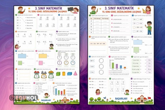 Matematik Yıl Sonu Genel Değerlendirme Çalışması 2