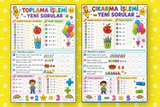 1.Sınıf Toplama ve Çıkarma İşlemi Soruları