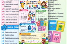 2.Sınıf İhtiyaç Listesi