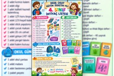 4.Sınıf İhtiyaç Listesi