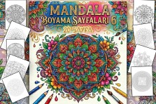 Mandala Boyama Sayfaları 6