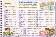 Paralarımız Dönüşüm Soruları 3