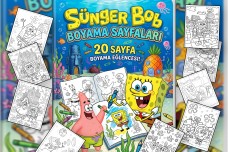 Sünger Bob Boyama Sayfaları (20 Sayfa)