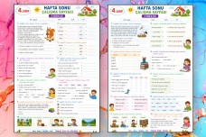 Türkçe Hafta Sonu Çalışma Sayfaları