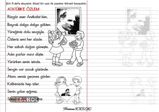 10 KASIM-Şiir Okuma-Yazma